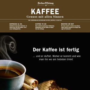 Beilage Berliner Zeitung "Kaffee"