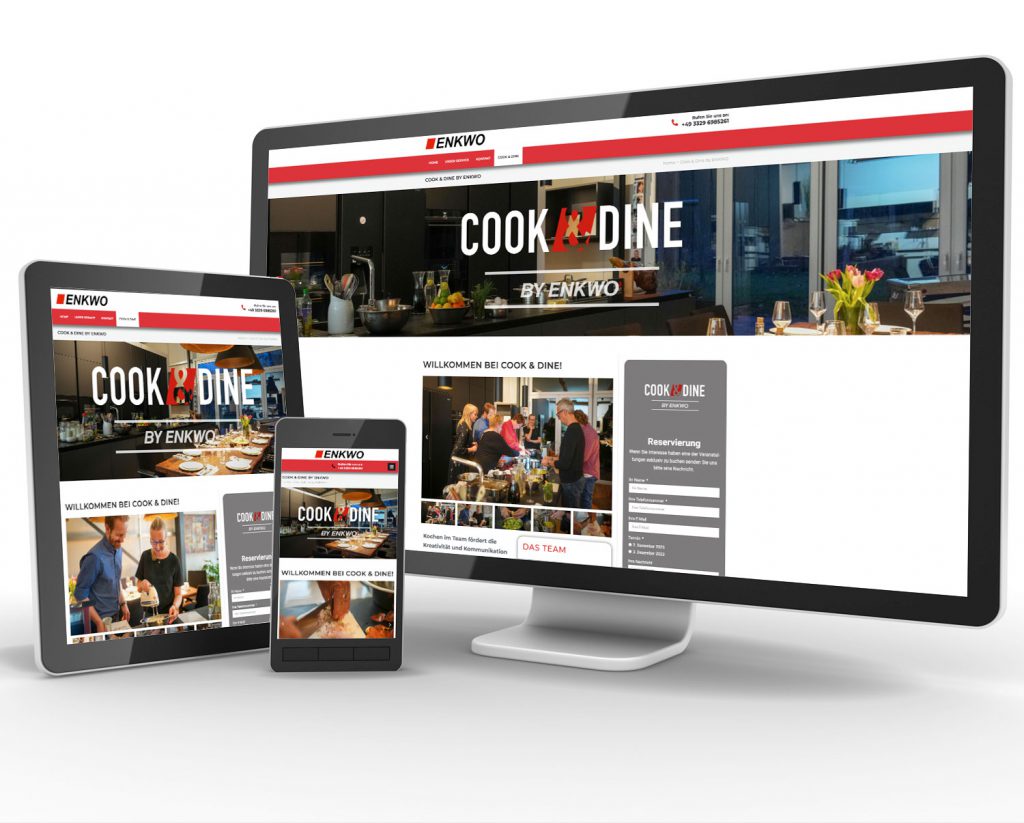 Cook & Dine by ENKWO - Website